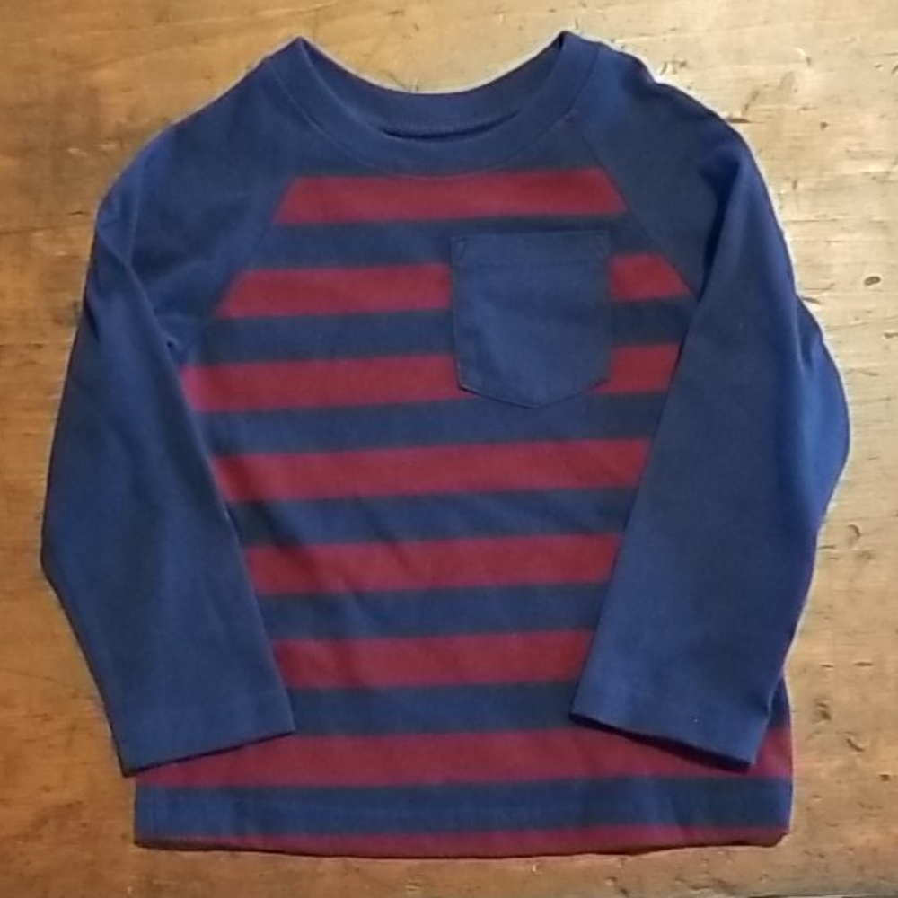 3/$12 Garanimals long sleeved striped tee